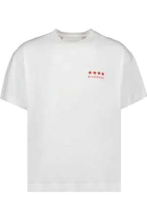 Givenchy Tops, Heren, Wit, M, Katoen, 4G T-shirt