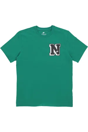 Nike Tops, Heren, Groen, XL, Katoen, Sportswear Club T-shirt