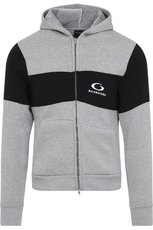 Balenciaga Sweatshirts & Hoodies, Heren, Grijs, S, Katoen, Sweatsuit Hoodie