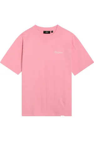 Represent Tops, Heren, Roze, XL, Katoen, T-shirt met korte mouwen en ronde hals
