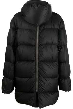 Rick Owens Jassen, Heren, Zwart, S, Mountain Jacket