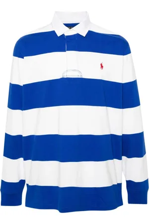 Ralph Lauren Tops, Heren, Veelkleurig, S, Katoen, Gestreept poloshirt