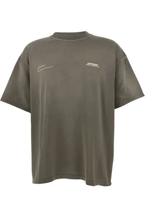 Represent Tops, Heren, Groen, L, Katoen, Patron of the Club Groene Crewneck T-Shirt