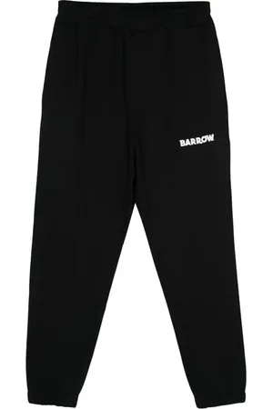 BARROW Broeken, Heren, Zwart, L, Katoen, Sportieve Logo Joggingbroek