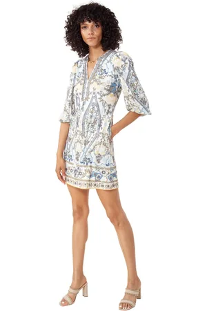 Hale Bob Kleedjes, Dames, , S, Polyester, Zomerse knielange jurk 2023