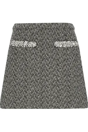 Self-Portrait Rokken, Dames, Zwart, L, Minirok met Strass Details