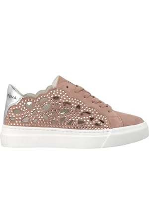 Alma en Pena Schoenen, Dames, Roze, 39 EU, Openwerksneaker