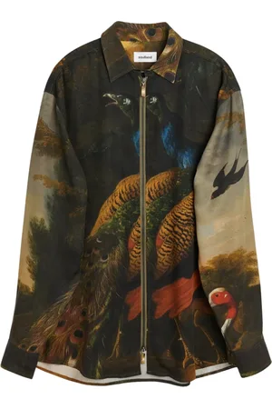 Soulland Overhemden, Heren, Veelkleurig, M, Derry overshirt met ritssluiting aan de voorkant