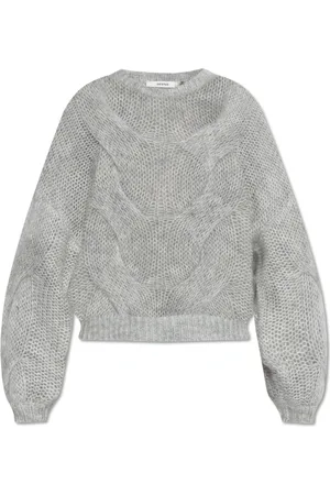 Gestuz Truien, Dames, Grijs, M, Wol, Zenia Sweater