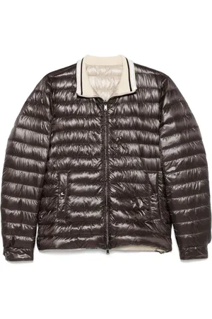 HERNO Jassen, Heren, Bruin, 2Xl, Polyester, Winterjas
