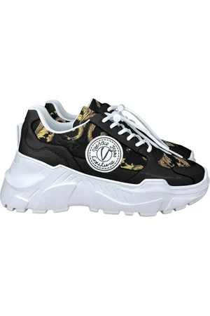 VERSACE Schoenen, Dames, Zwart, 36 EU, Sneakers