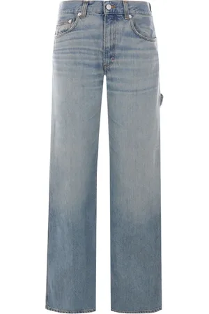 haikure Jeans, Dames, Blauw, W28, Denim, Winona Straight Leg Jeans
