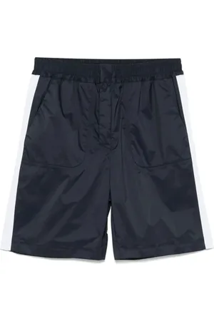 K-Way Korte broeken, Heren, Blauw, L, Navy Blauw Gestreepte Jas