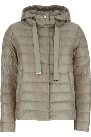 HERNO Jassen, Dames, , S, Donzen Jas met Trekkoord Capuchon