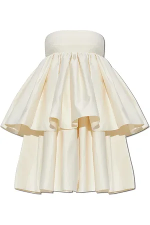 ROTATE Kleedjes, Dames, , L, Polyester, Jurk met Ruches