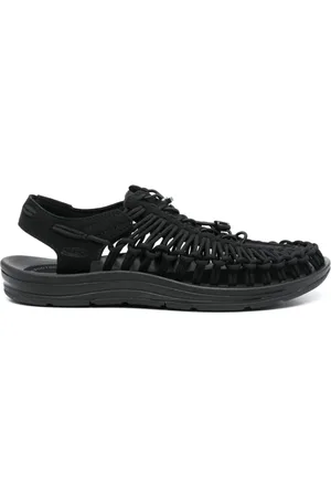 Keen Schoenen, Heren, Zwart, 42 1/2 EU, Zwarte buitensandalen