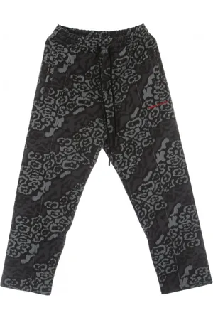 Vision Of Super Broeken, Heren, Zwart, XL, Lichtgewicht Trainingsbroek met Luipaardprint voor Mannen