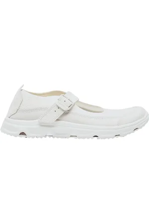 Salomon Schoenen, Dames, Wit, 42 1/2 EU, Mesh Slip-On Schoen met Zijgesp