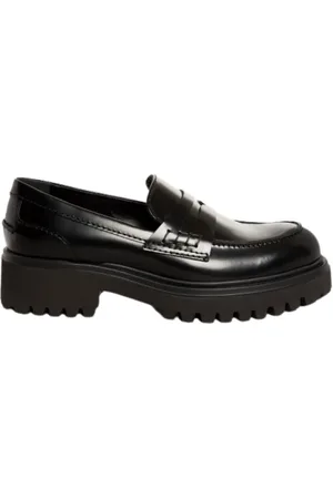 Guglielmo Rotta Zwarte Leren Mocassin