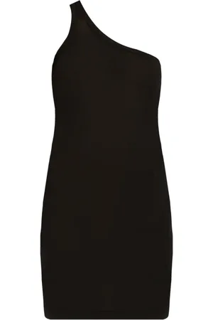 Rick Owens Tops, Dames, Zwart, S, Katoen, One Shoulder Top