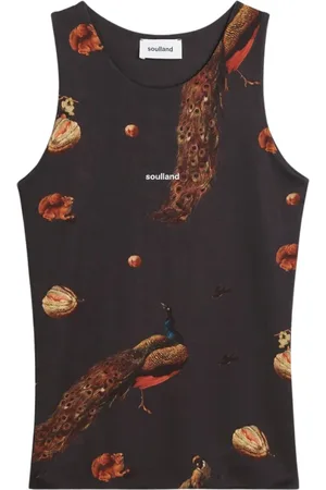 Soulland Tops, Dames, Veelkleurig, 2Xs/Xs, Polyester, TOP