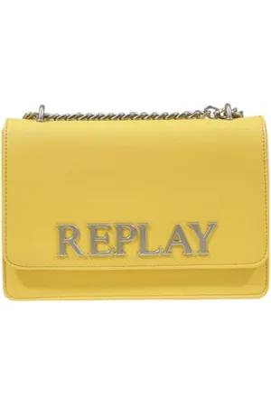 Replay Tassen, Dames, Geel, ONE Size, Polyester, Polyester Handtas
