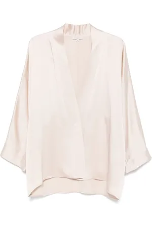 ANTONELLI Blouses & Shirts, Dames, Roze, M, Blush Riem Overhemd