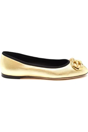 Giuseppe Zanotti Schoenen, Dames, Geel, 39 EU, Ballerina`s