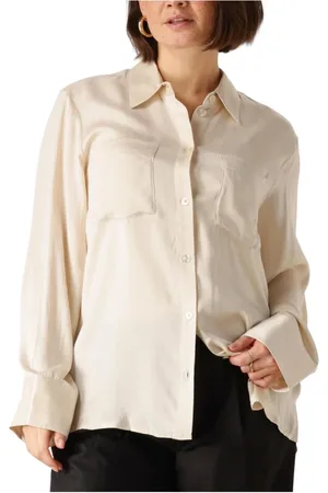 Gestuz Blouses & Shirts, Dames, , XL, Silke GZ Zijden Blouse
