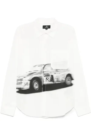 Represent Overhemden, Heren, Wit, M, Raceway Shirt
