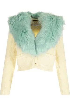 Gucci Truien, Dames, , M, Wol, Wollen Kasjmier Cardigan