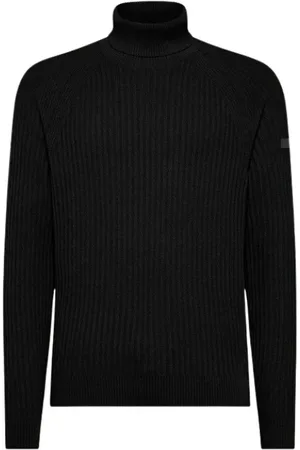 RRD Truien, Heren, Zwart, XL, Velvet Ribgebreide coltrui