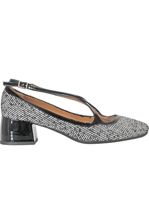 ROBERTO FESTA Schoenen, Dames, Grijs, 36 EU, Leer, Chique Visa-stijl pumps