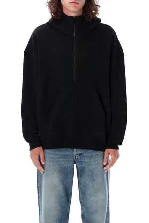 Saint Laurent Sweatshirts & Hoodies, Heren, Zwart, L, Katoen, Hoodie