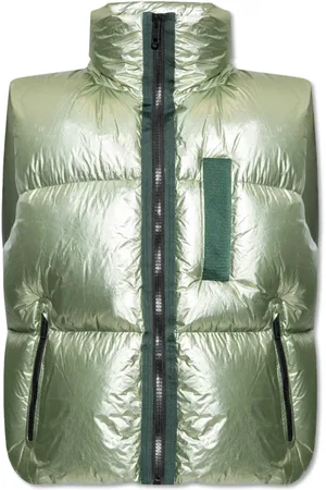 Givenchy Jassen, Heren, Groen, L, Down Vest met Logo