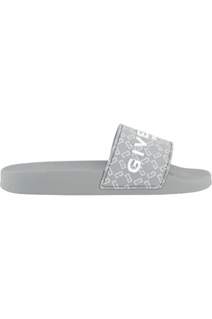Givenchy Schoenen, Heren, Grijs, 40 EU, Slide Sandalen