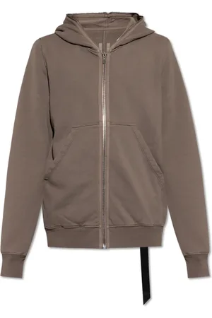 Rick Owens Sweatshirts & Hoodies, Heren, Bruin, M, Katoen, Gimp Hoodie