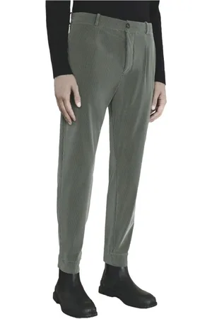 RRD Broeken, Heren, Grijs, L, Techno Velvet Atelier Grijze Corduroy Broek