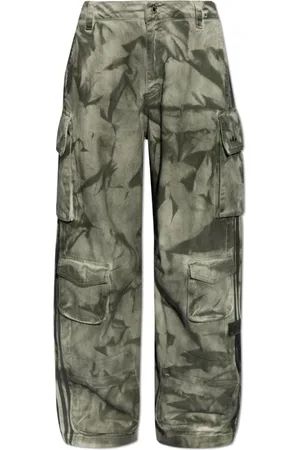 adidas Broeken, Dames, Groen, XL, Katoen, Cargo Pants