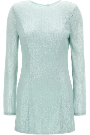 ROTATE Kleedjes, Dames, Blauw, L, Abiti Jurk