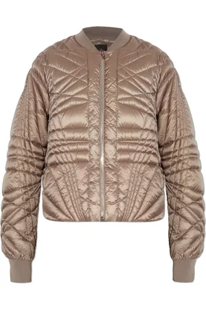 Rick Owens Jassen, unisex, Bruin, M, Megapenta Flight Down Bomber Jacket