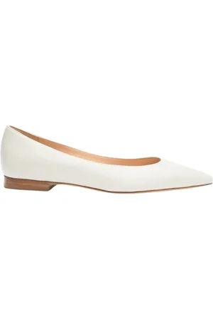 Scarosso Schoenen, Dames, Wit, 38 EU, Leer, Iris Ballerina`s