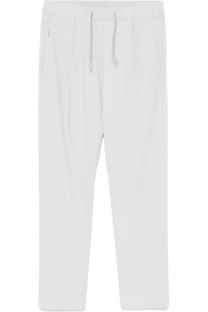 HERNO Broeken, Dames, Wit, S, Slim Fit Joggingbroek