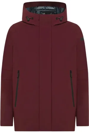 RRD Jassen, Heren, Rood, L, Bordeaux Winterjas