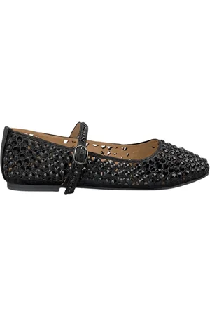 Alma en Pena Schoenen, Dames, Zwart, 35 EU, Kralen ballerina