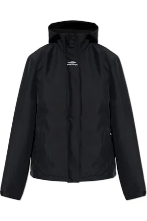 Balenciaga Jassen, Dames, Zwart, S, Leer, Gewatteerd Jack