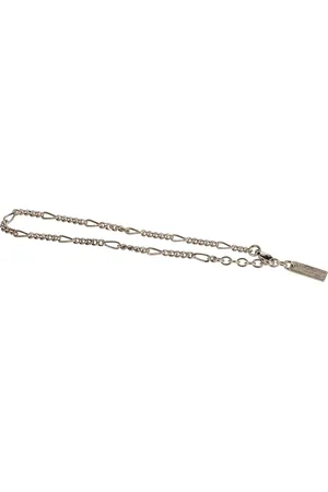 Saint Laurent Accessoires, Heren, Grijs, L, Schakelarmband Gour Model
