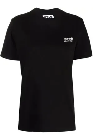 Golden Goose Tops, Dames, Zwart, S, Star Collection T-Shirt