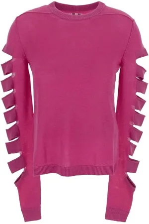 Rick Owens Truien, Dames, Roze, XS, Stijlvolle trui voor trendy fashionista`s