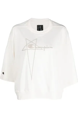 Rick Owens Tops, Dames, , S, Katoen, Cropped T-shirt